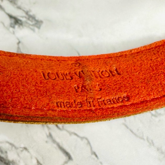 EUC Louis Vuitton Vachetta Leather Monogram Millennium Wish Bracelet - Picture 11 of 11